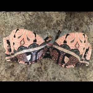 VS strapless swim top